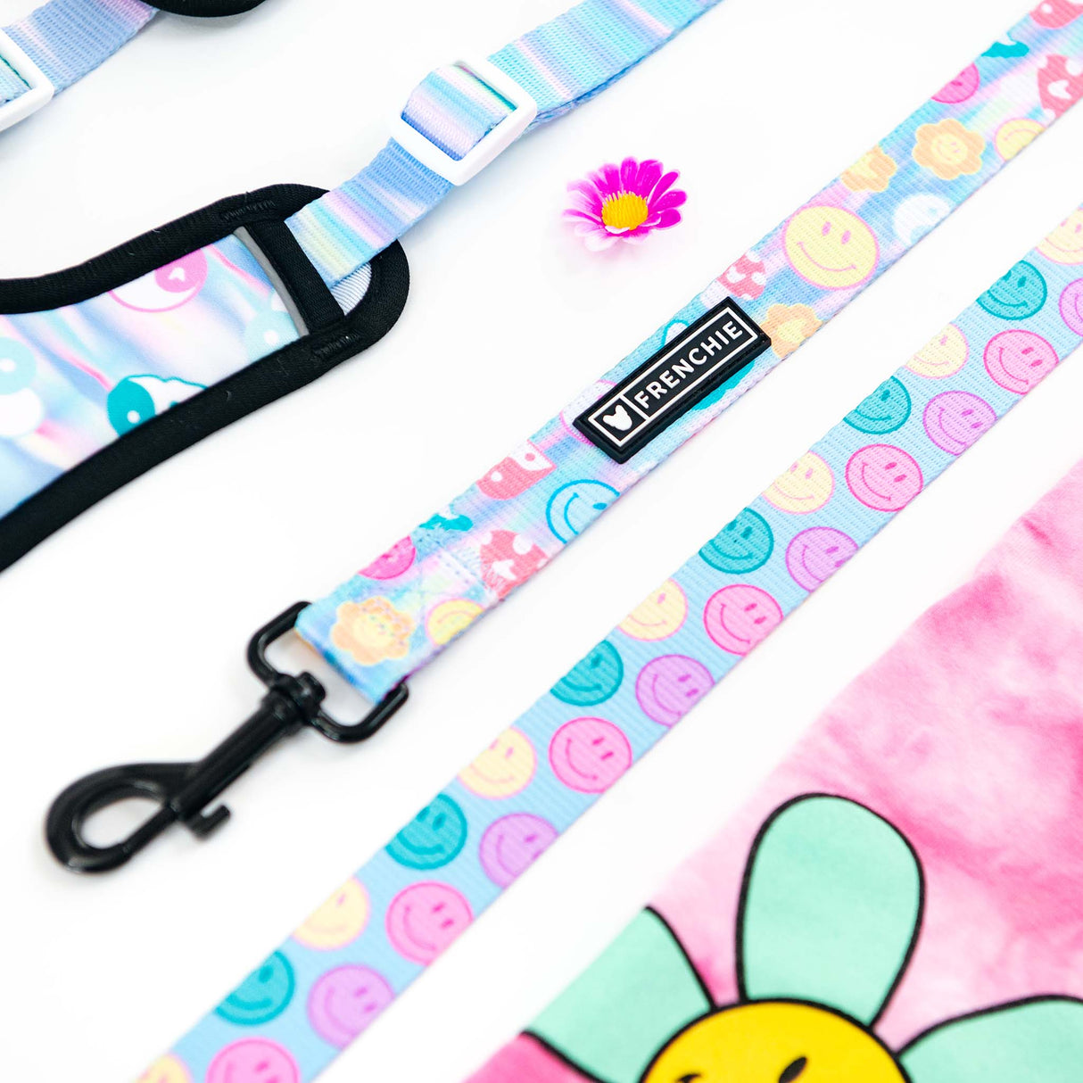 Frenchie Comfort Leash - Good Vibes from Frenchie Bulldog