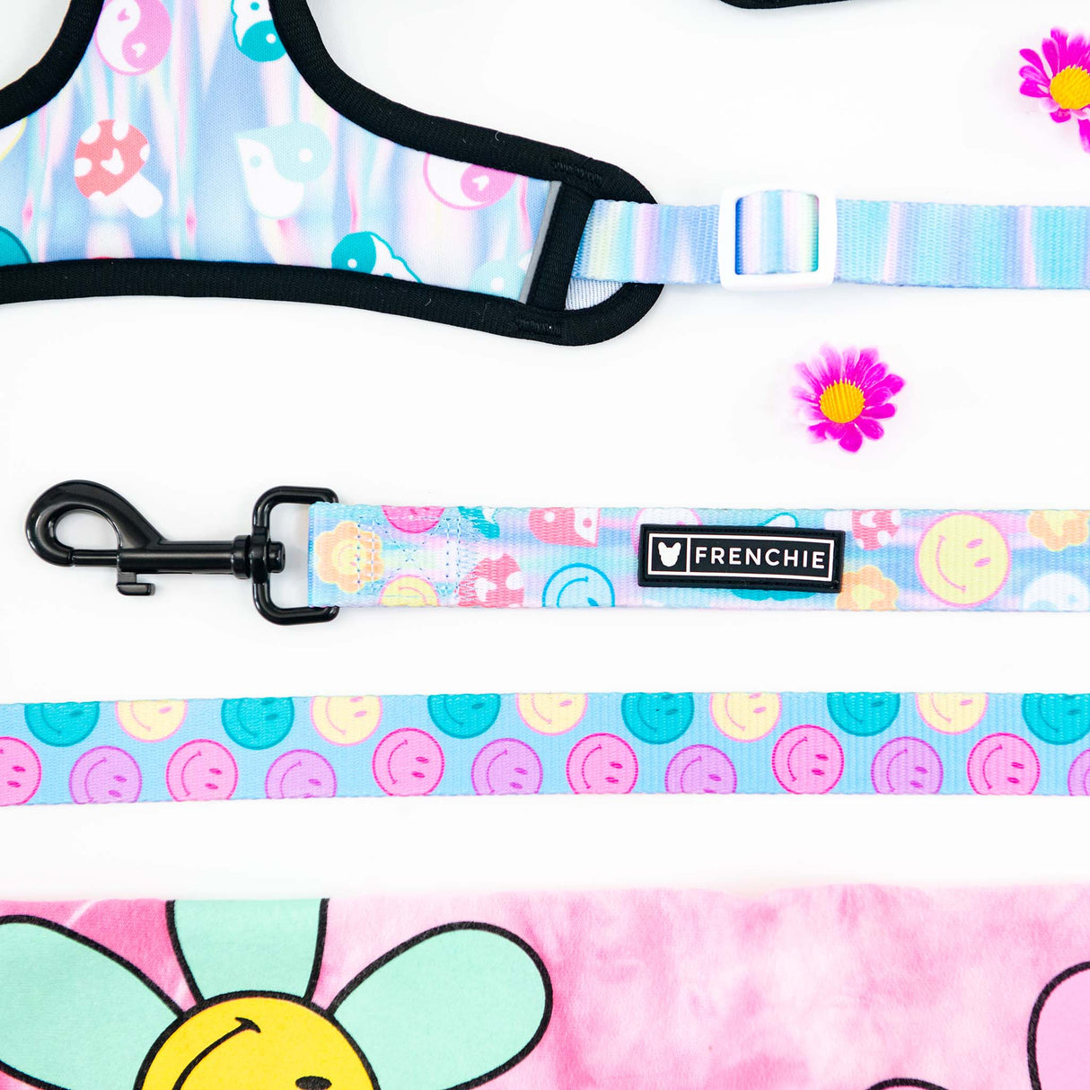 Frenchie Comfort Leash - Good Vibes from Frenchie Bulldog