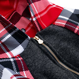 Frenchie Dog Hoodie - Scarlet Plaid from Frenchie Bulldog