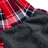 Frenchie Dog Hoodie - Scarlet Plaid from Frenchie Bulldog