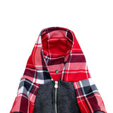 Frenchie Dog Hoodie - Scarlet Plaid from Frenchie Bulldog