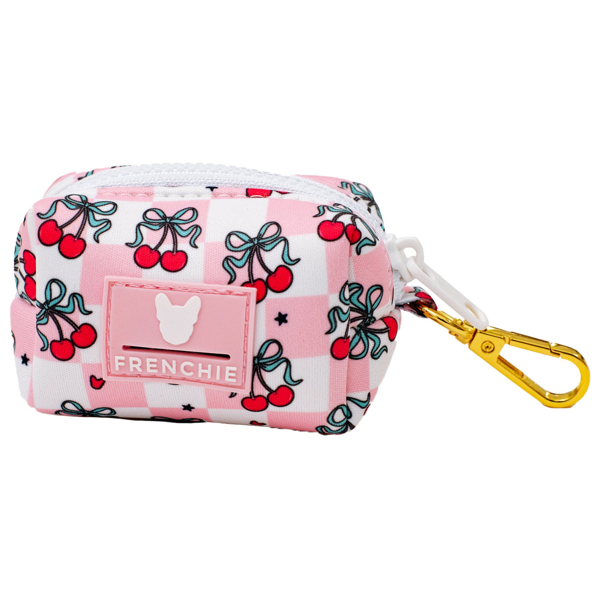 Frenchie Poo Bag Holder - Cherries Red from Frenchie Bulldog