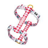 Frenchie Strap Harness - Cherries Red from Frenchie Bulldog