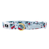 Frenchie Comfort Collar - Cherries Blue from Frenchie Bulldog