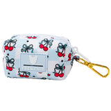 Frenchie Poo Bag Holder - Cherries Blue from Frenchie Bulldog