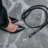 Vegan Leather- Black Croc from Frenchie Bulldog