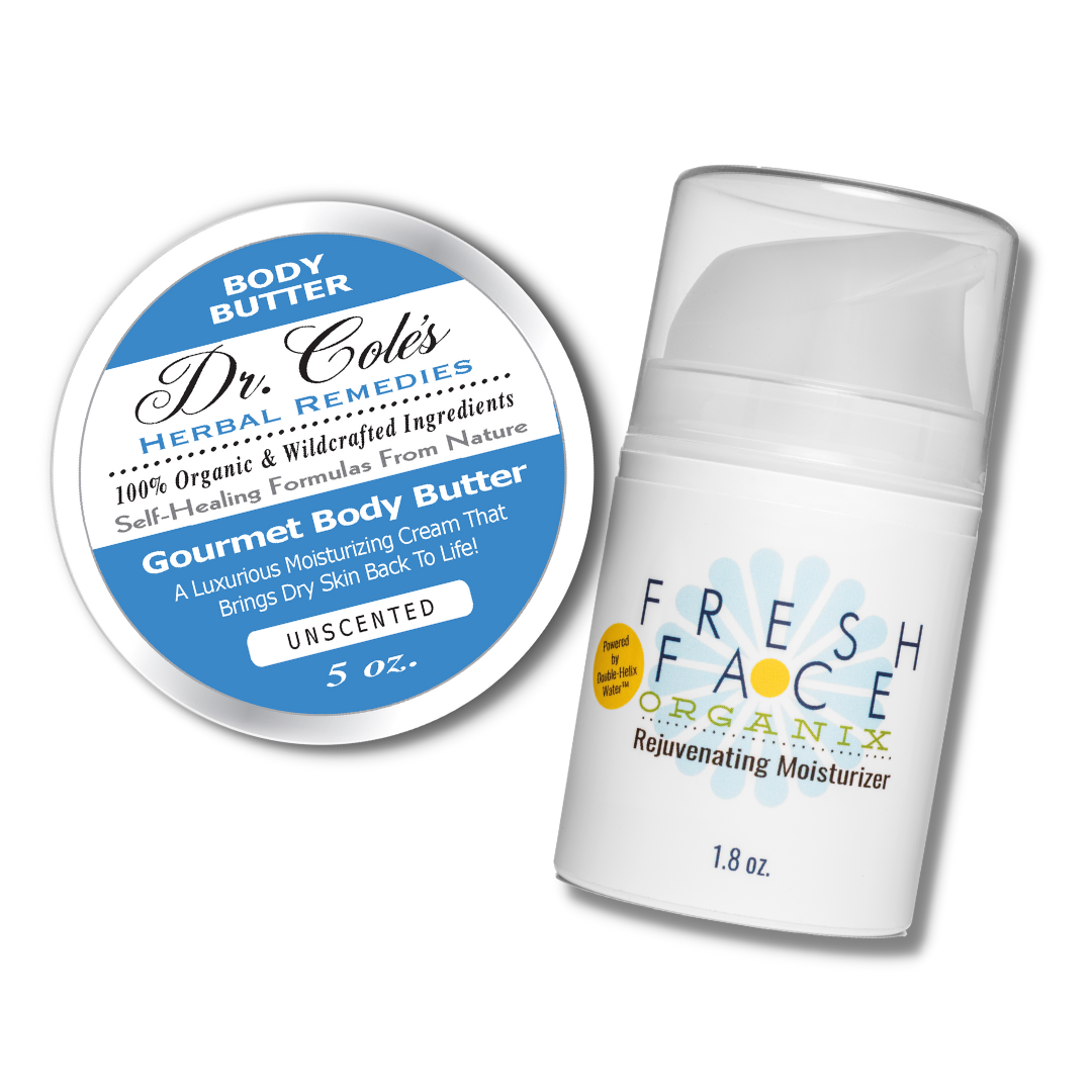 Fresh Face Cream and Dr. Cole's Body Butter Bundle from COLEHERBALS