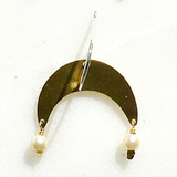 Moon Drop Earrings From Abroad Modern