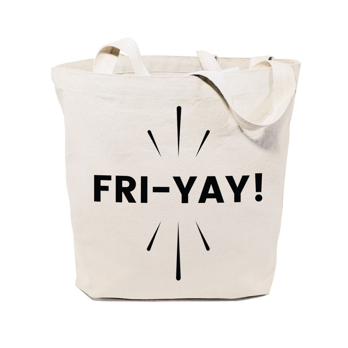 Friyay Weekend Cotton Canvas Tote Bag from The Cotton & Canvas Co.