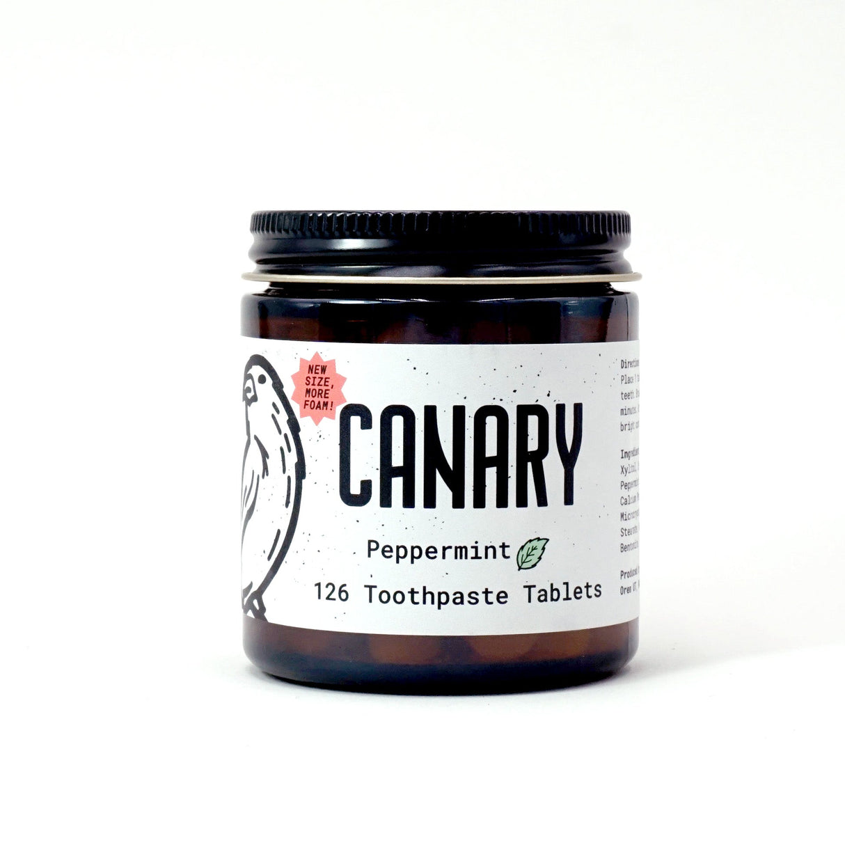 Peppermint Toothpaste Tablets from Canary