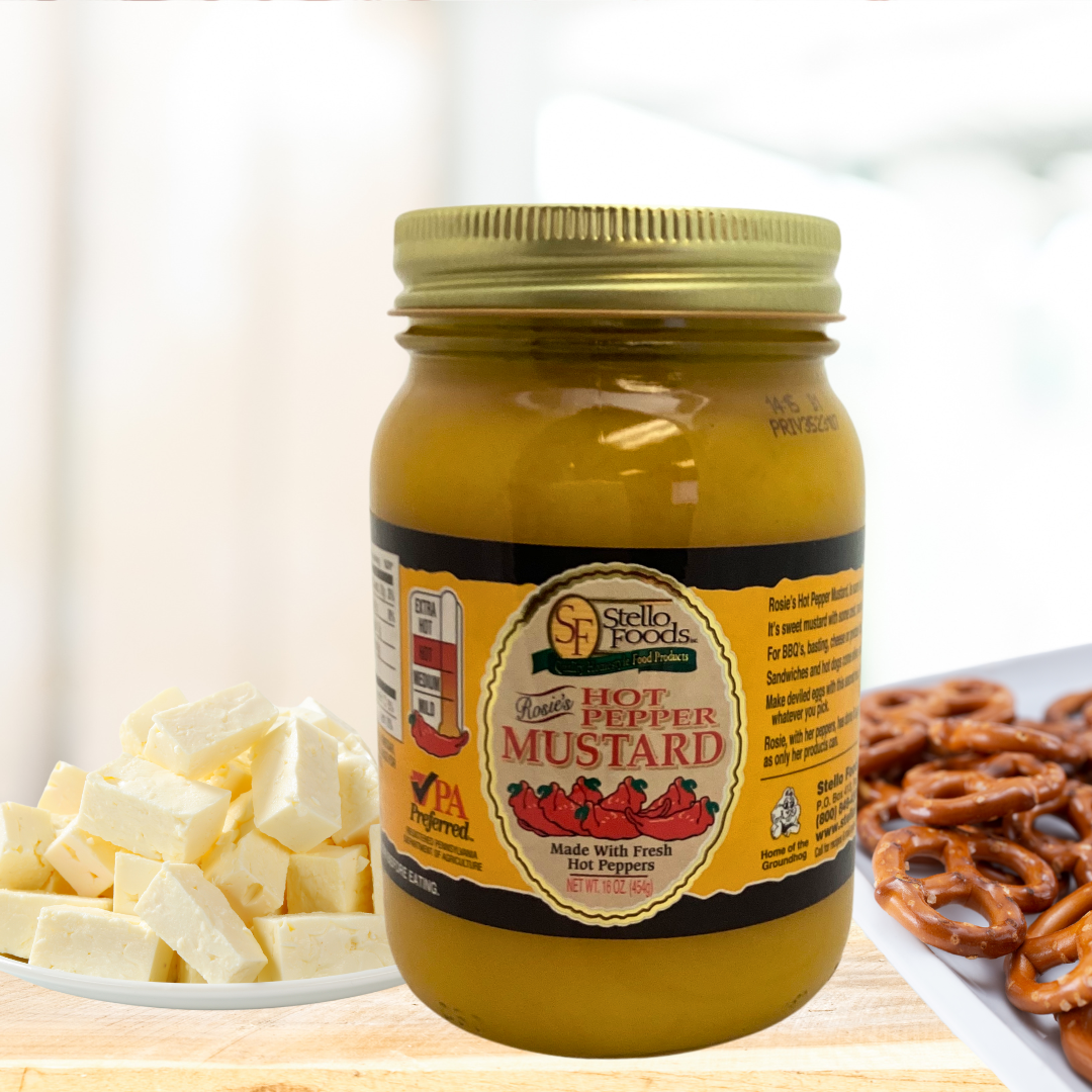 Stello Foods - Rosie's Hot Pepper Mustard 16 oz from Stello Foods