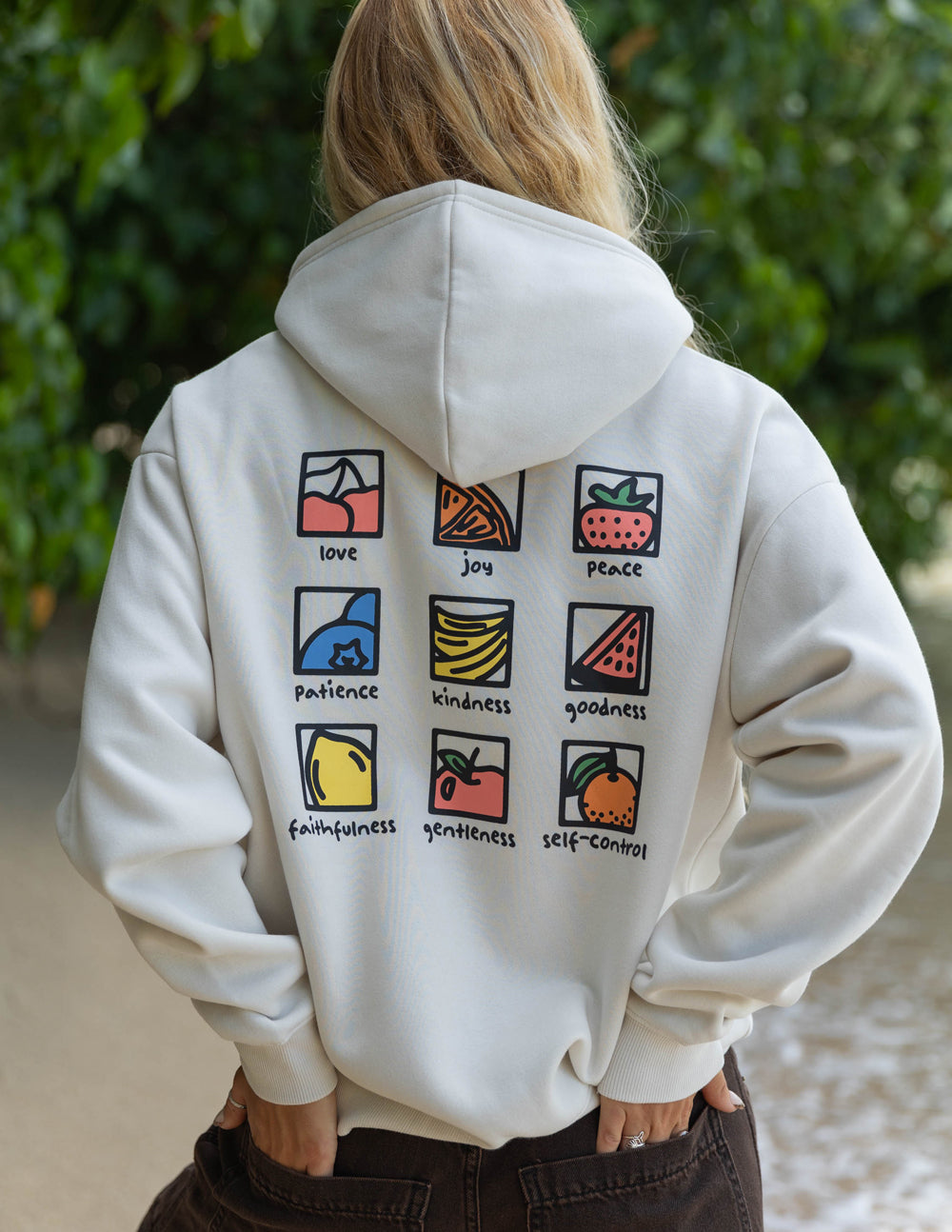 Fruit of the Spirit Giving Basket Unisex Hoodie from Elevated Faith