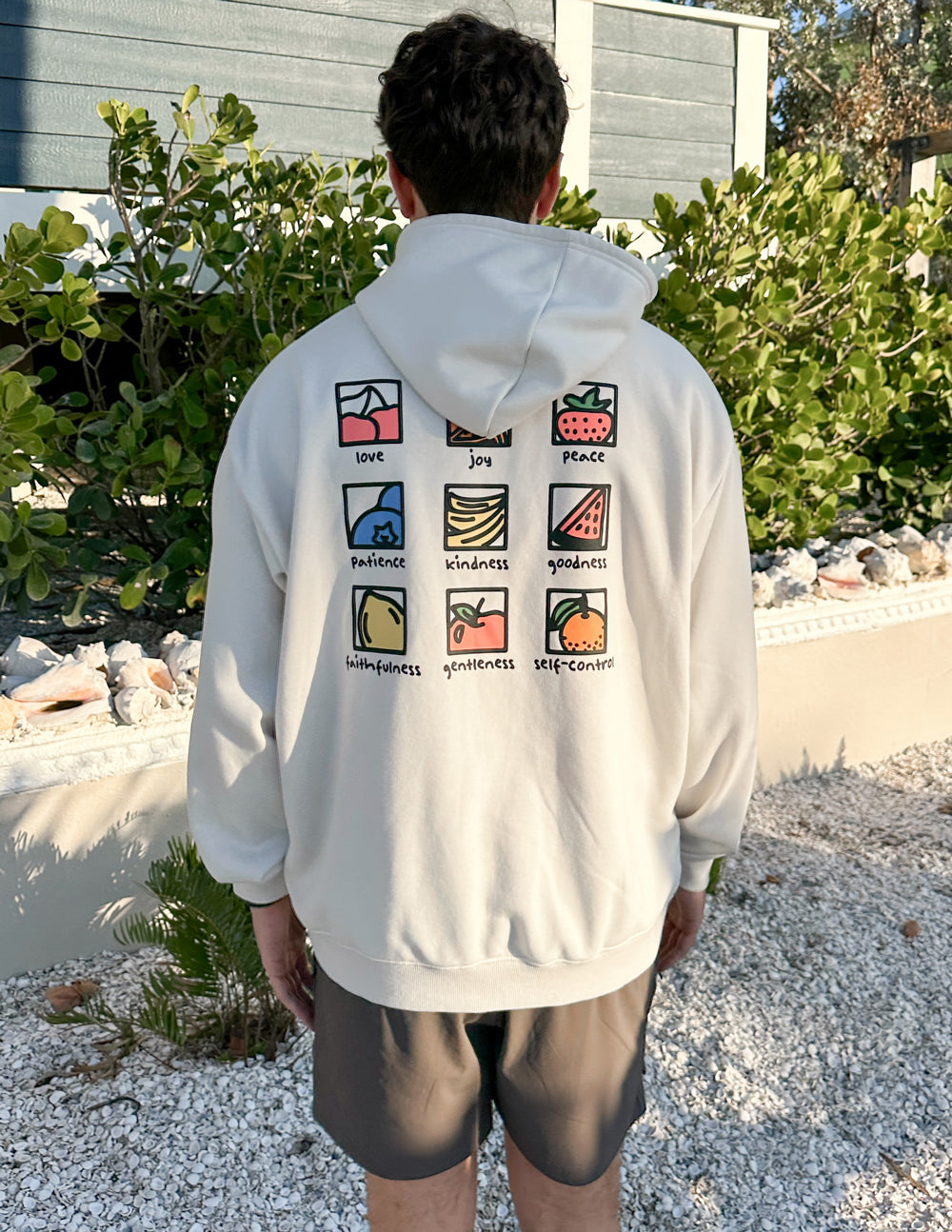 Fruit of the Spirit Giving Basket Unisex Hoodie from Elevated Faith