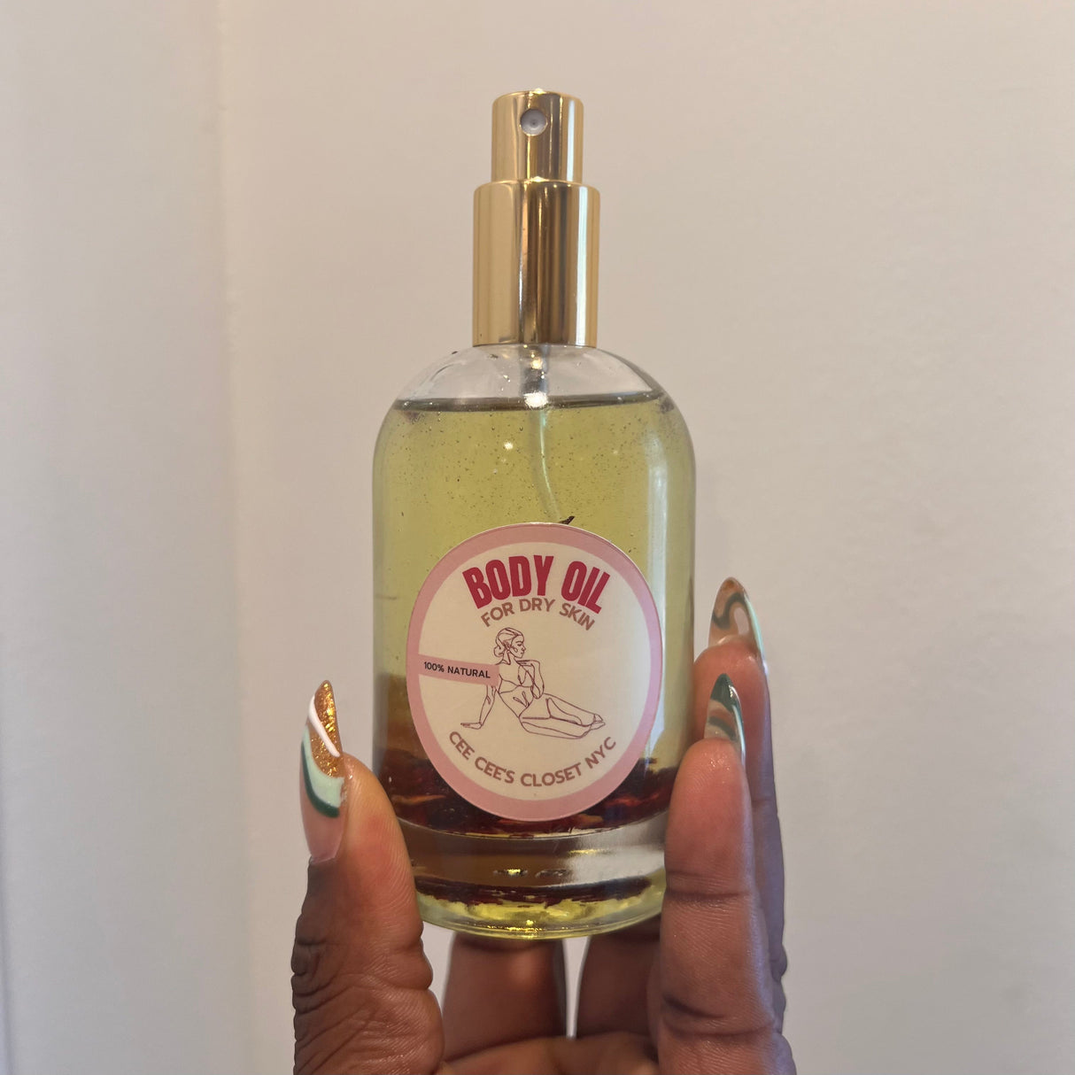 Unscented Dry Body Oil from Cee Cee's Closet NYC