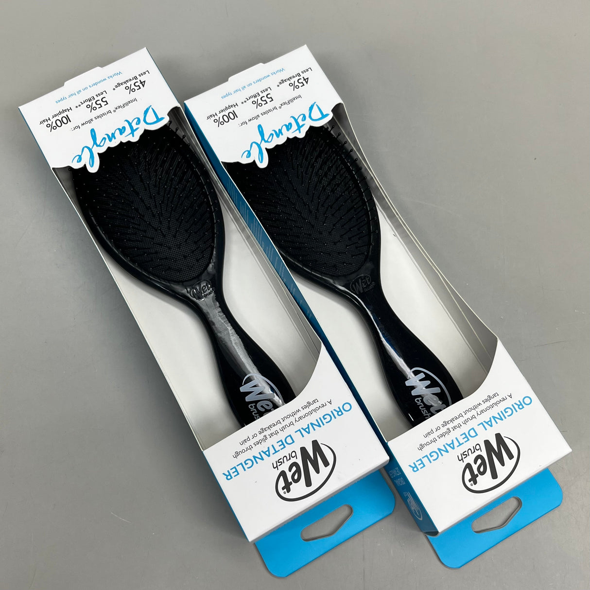 WET BRUSH (2 PACK!) Original Detangler Brush-all Hair Types Black GYSPB830WARM from PayWut