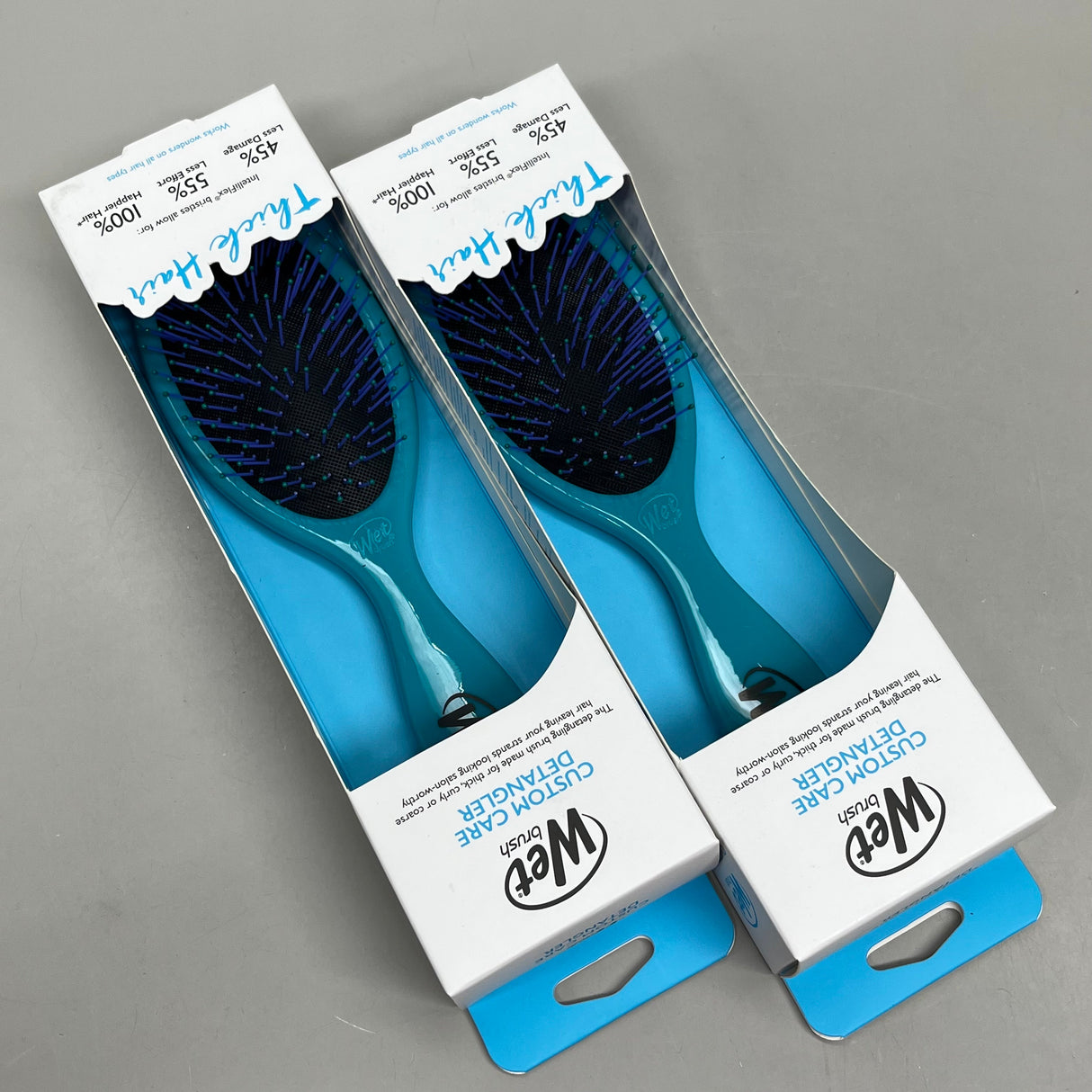WET BRUSH (2 PACK) Custom Care Detangler Brush-Thick Hair Teal GYSPB830CCTH from PayWut
