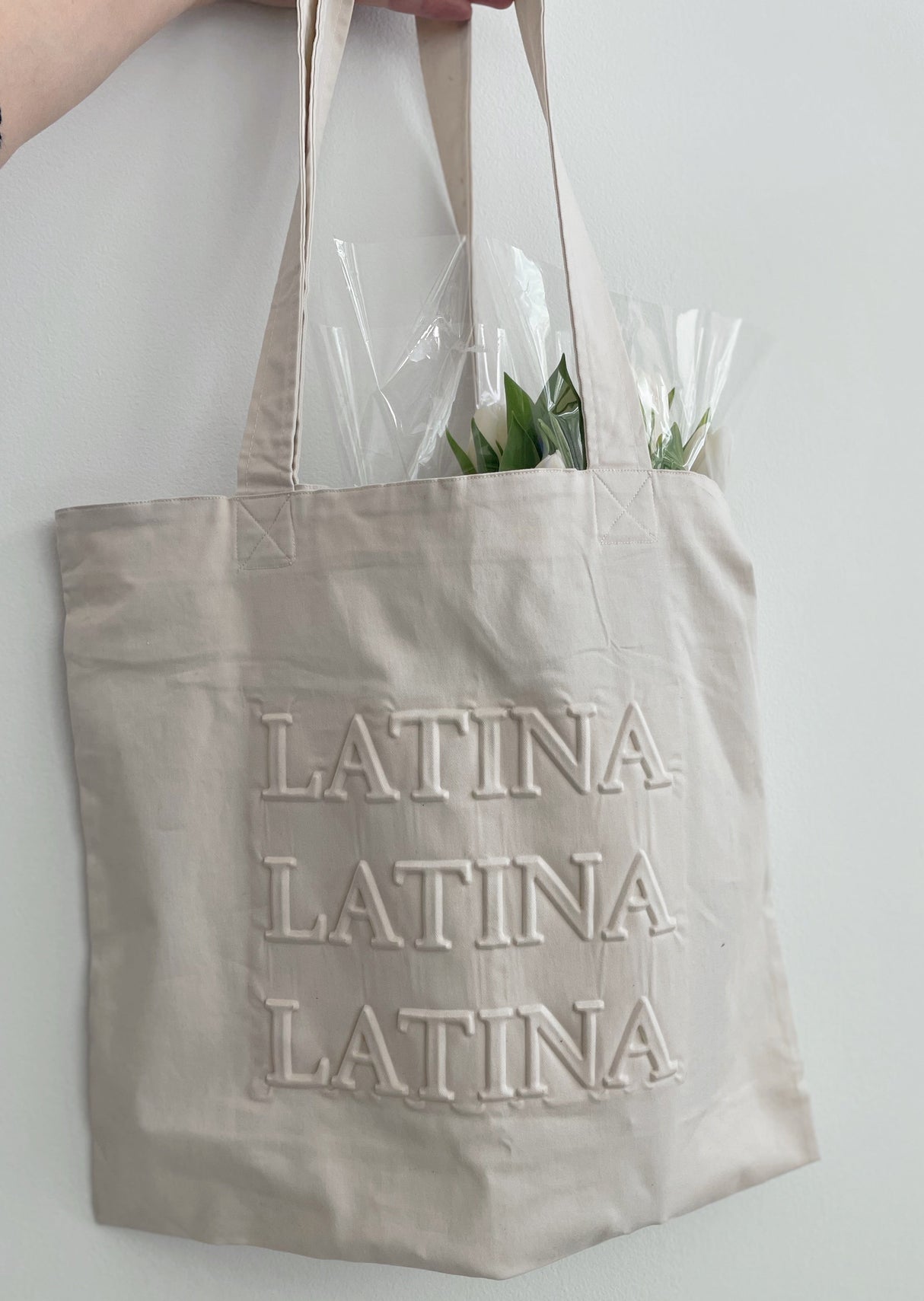 LATINA Canvas Tote from CELESTE SOL Jewelry