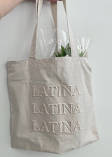 LATINA Canvas Tote from CELESTE SOL Jewelry