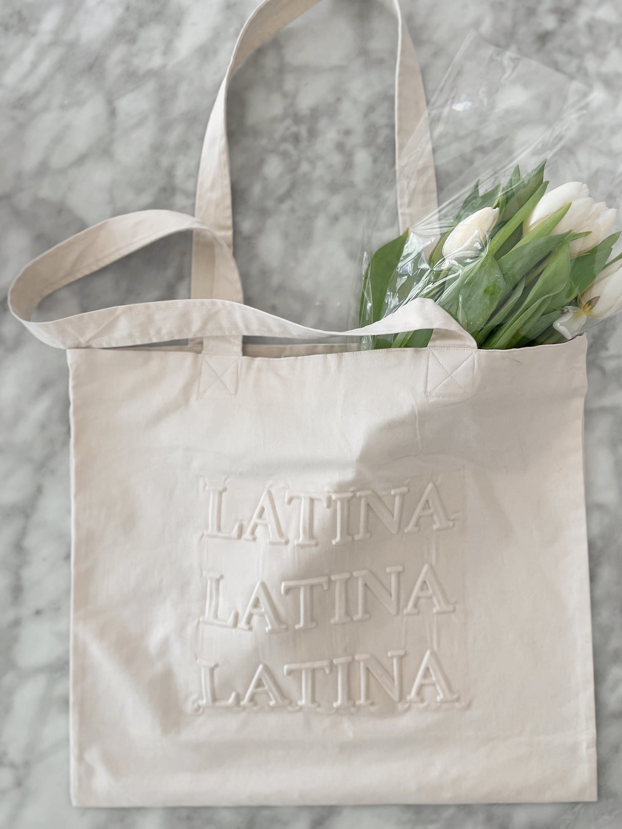 LATINA Canvas Tote from CELESTE SOL Jewelry
