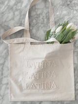 LATINA Canvas Tote from CELESTE SOL Jewelry