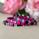 BAD GIRL - 3 Tila Bead Bracelet Stack from Mack & Rex
