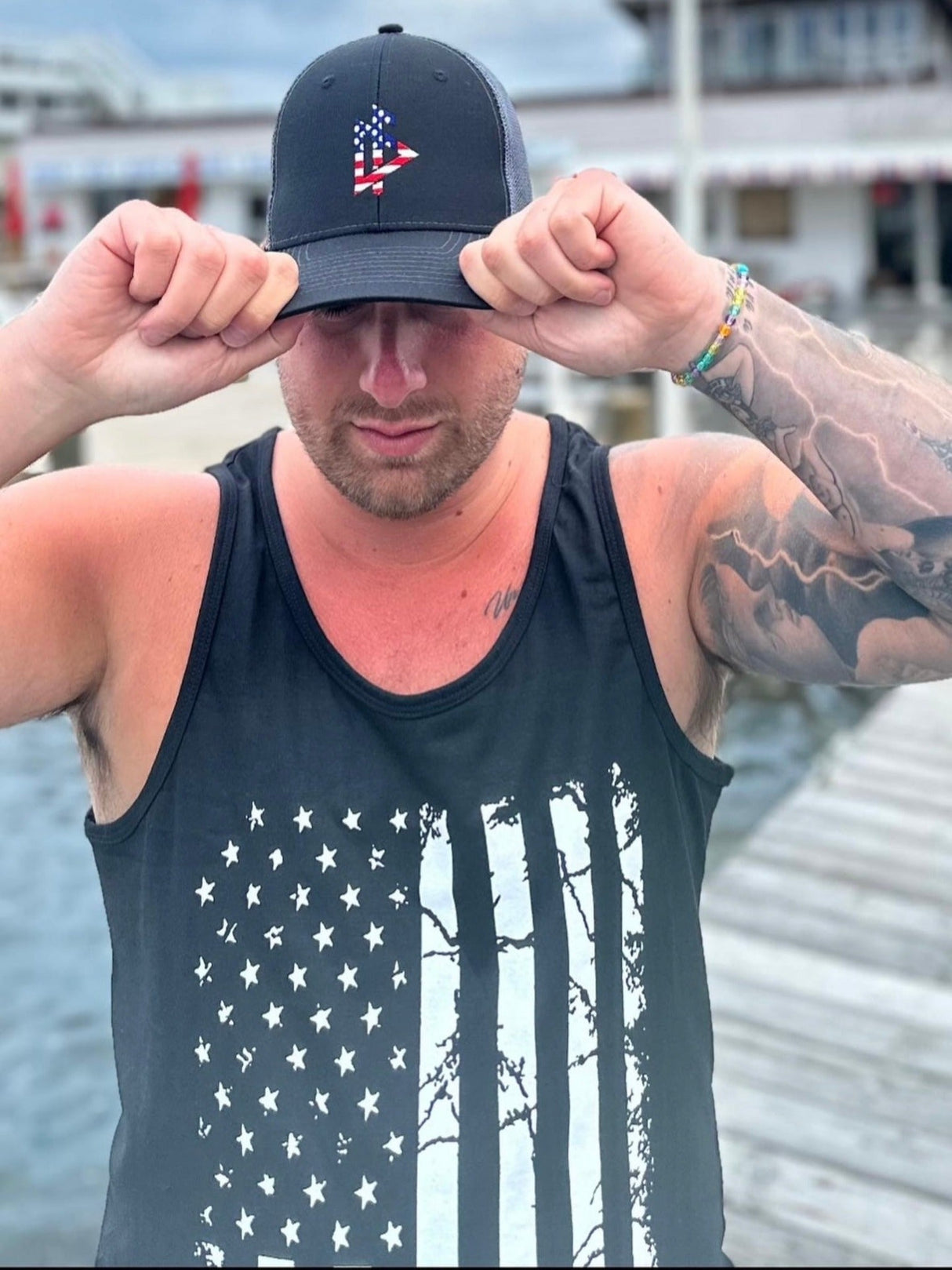Patriotic Snapback Hat from DeemedFit