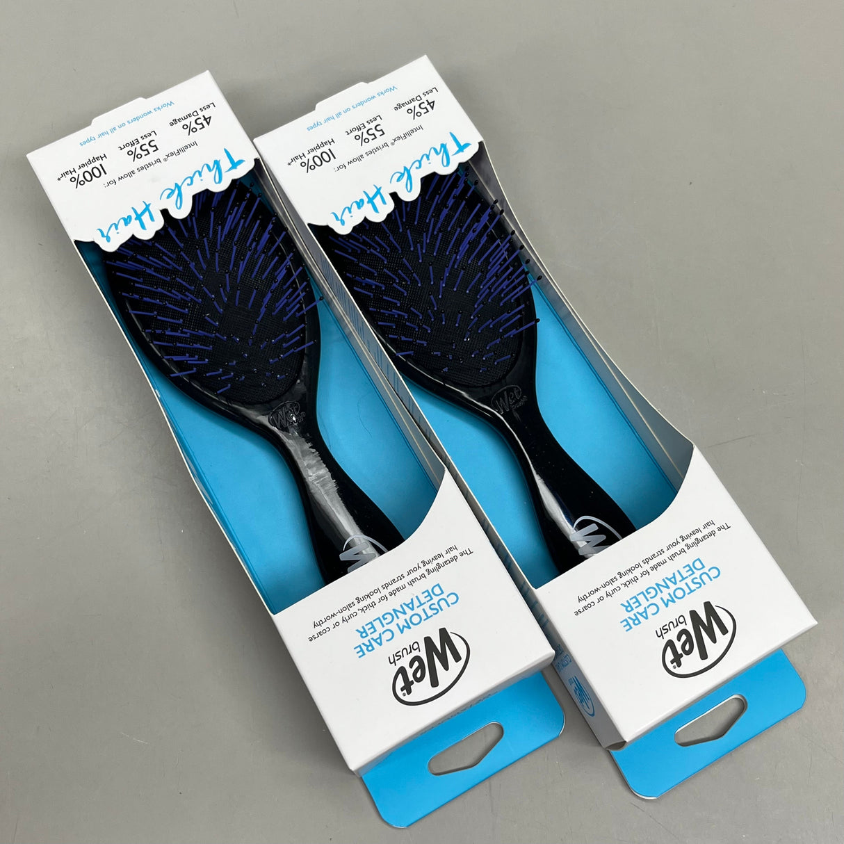 WET BRUSH (2 PACK) Custom Care Detangler Brush-Thick Hair Black GYSPB830CCTH from PayWut