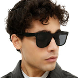 Sustainable Future - Black Square Wayfarer Sunglasses from TopFoxx