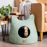 Eucalyptus Green | Ear Style Cave from Fuzzy Cove