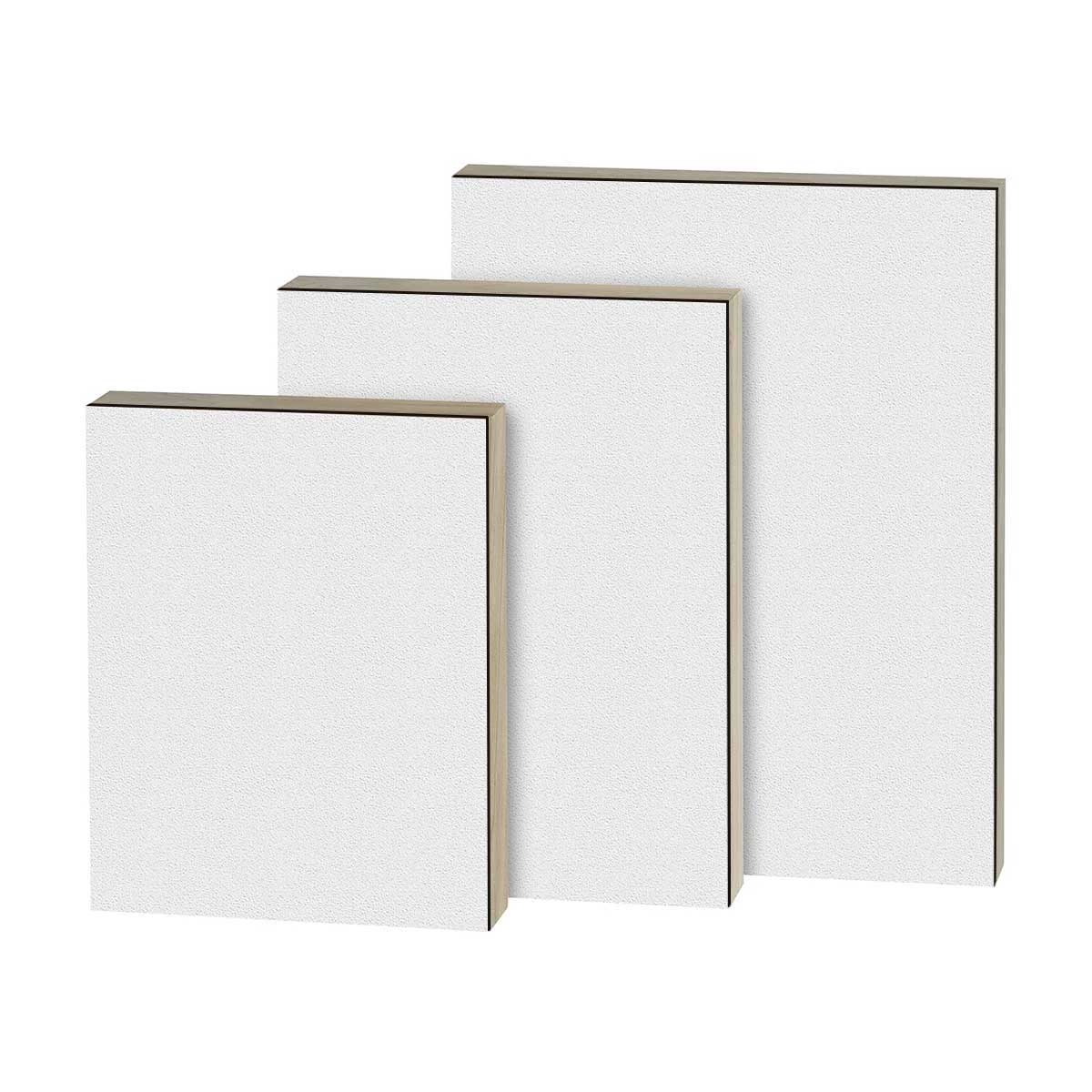 Trekell Gesso Primed Hardboard Panel -  7/8" Traditional Profile for Painting from Trekell Art Supplies