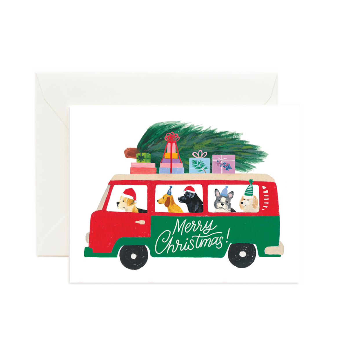 Christmas Van Dogs from Forage Paper Co.