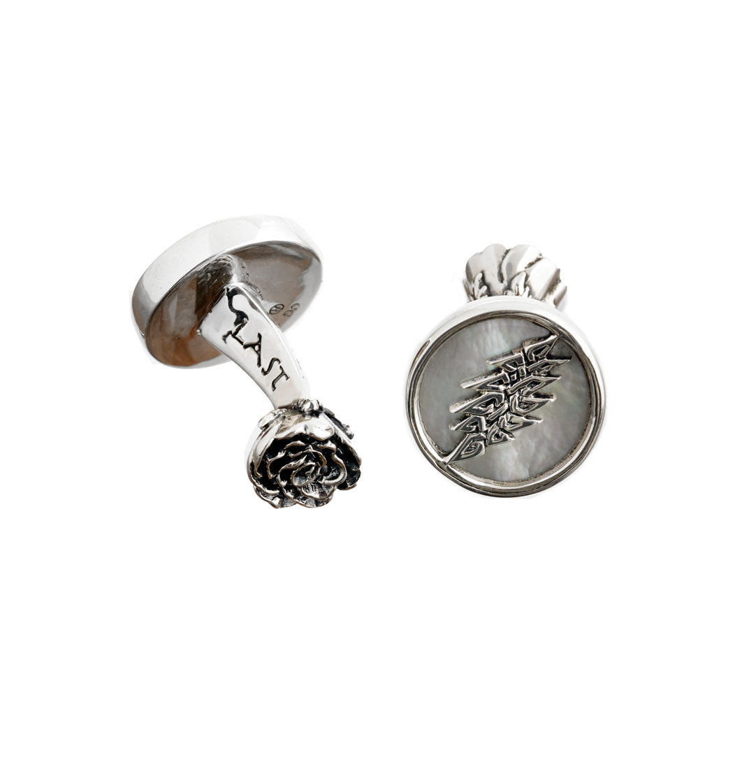 Lightning Bolt Sterling Silver Cufflink from Cynthia Gale New York