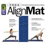 Yoga AlignMat™ - Blue From GoFit.net