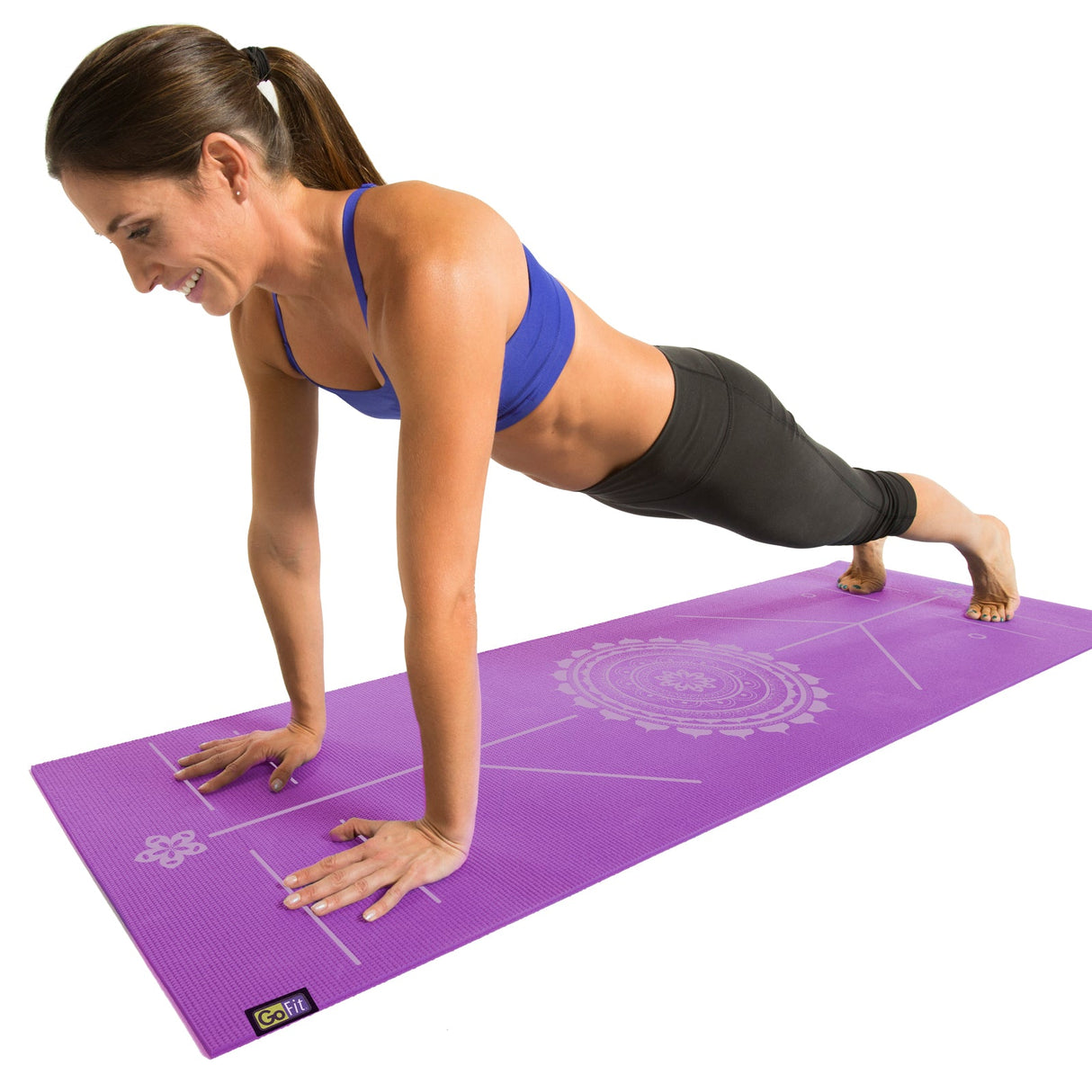 Yoga AlignMat™ - Purple From GoFit.net
