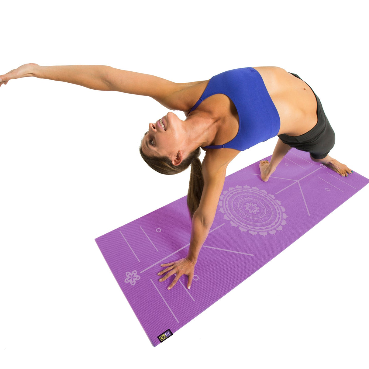 Yoga AlignMat™ - Purple From GoFit.net