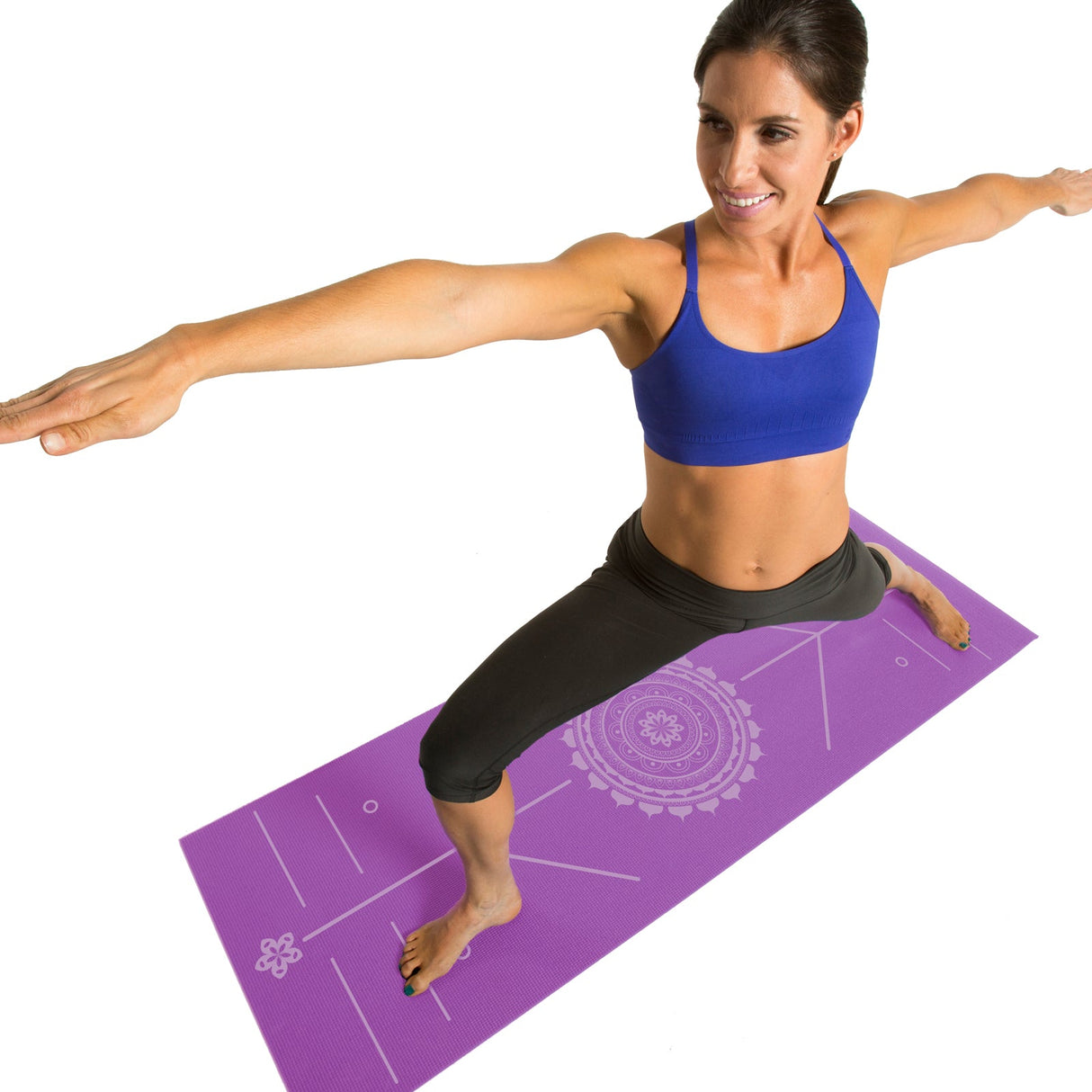 Yoga AlignMat™ - Purple From GoFit.net