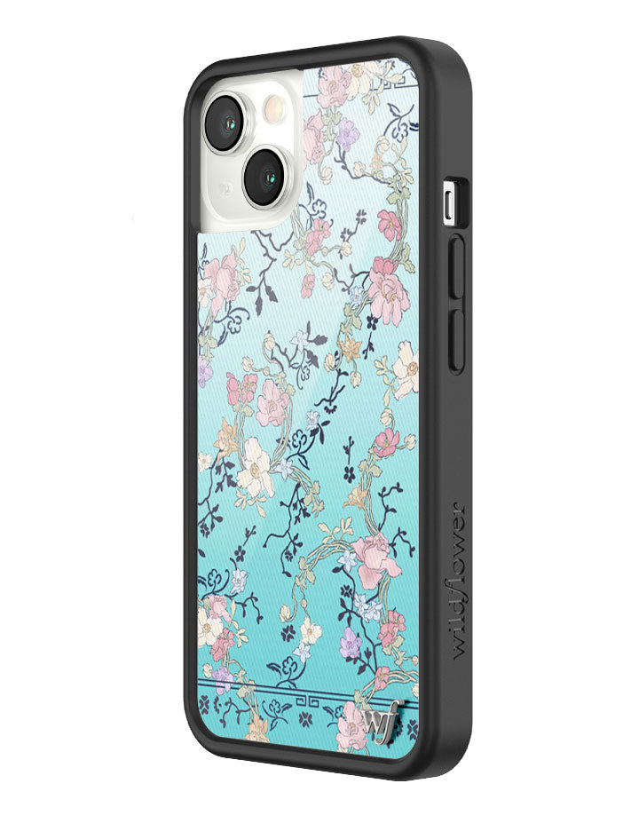 Gallery Girlie Blue iPhone Case from Wildflower Cases