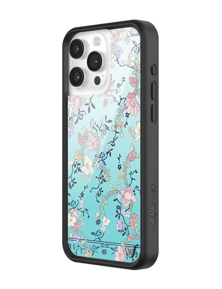 Gallery Girlie Blue iPhone Case from Wildflower Cases