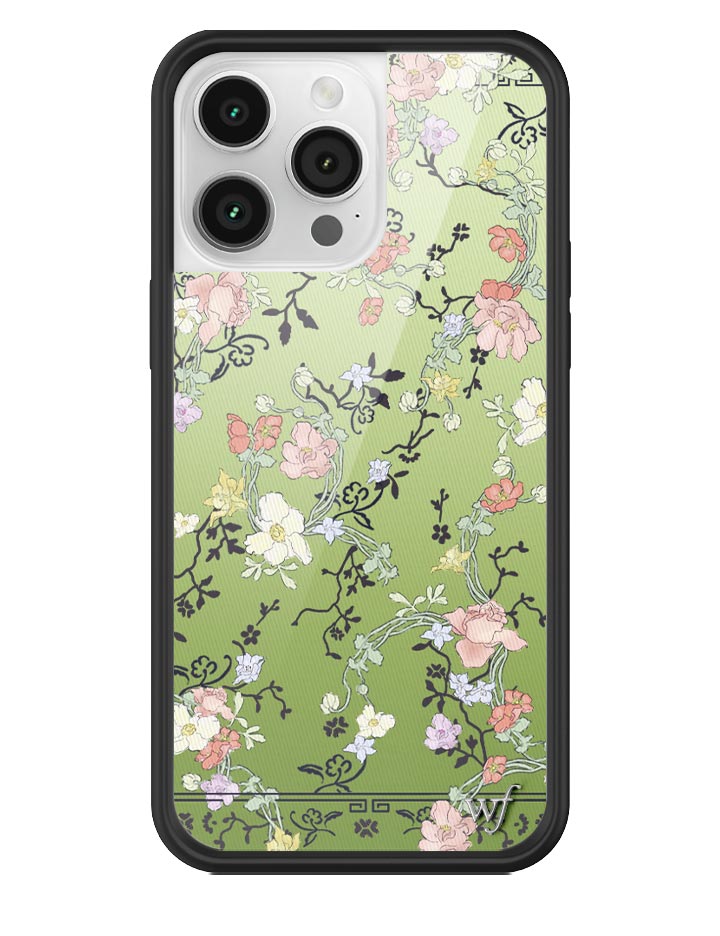 Gallery Girlie Green iPhone Case from Wildflower Cases