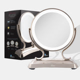 Glamour LED Lighted Makeup Mirror with Magnification from Zadro