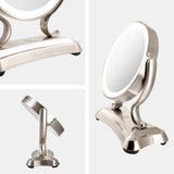 Glamour LED Lighted Makeup Mirror with Magnification from Zadro