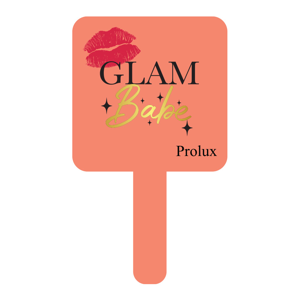 Glam Babe Hand Held Mirror From Prolux Cosmetics