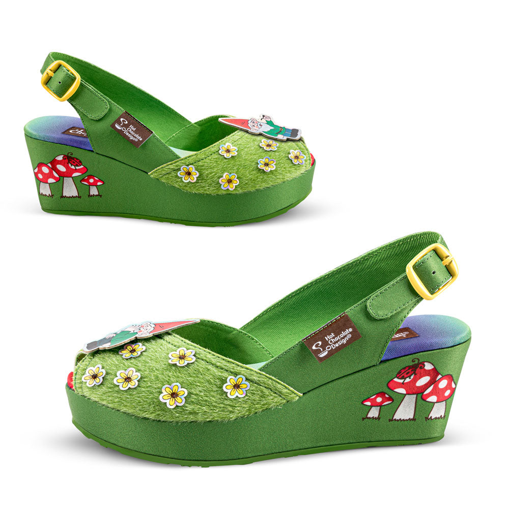 Chocolaticas® Naughty Gnome Women's Sandal from Hot Chocolate Design