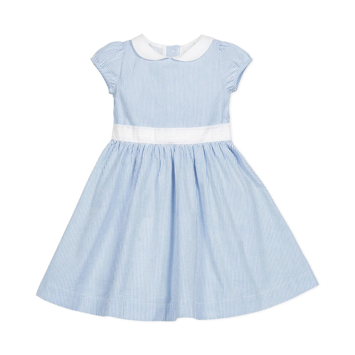 Organic Seersucker Peter Pan Collar Dress - Baby from Hope & Henry