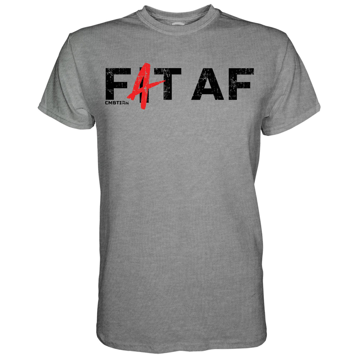 Fat [Fit] AF Men's T-Shirt From Combat Iron Apparel