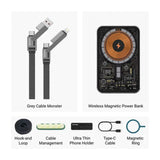 xCool Cable Monster 4-in-1 100W USB-C Charging Cable with Interchangeable Connectors from Cool Gadget