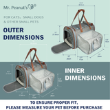 Mr. Peanut's Gold Series Standard Size Airline Compliant Expandable Pet Carrier from Mr. Peanut's Pet Carriers