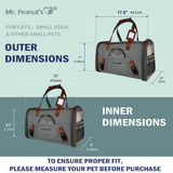 Mr. Peanut's Gold Series Standard Size Airline Compliant Pet Carrier from Mr. Peanut's Pet Carriers