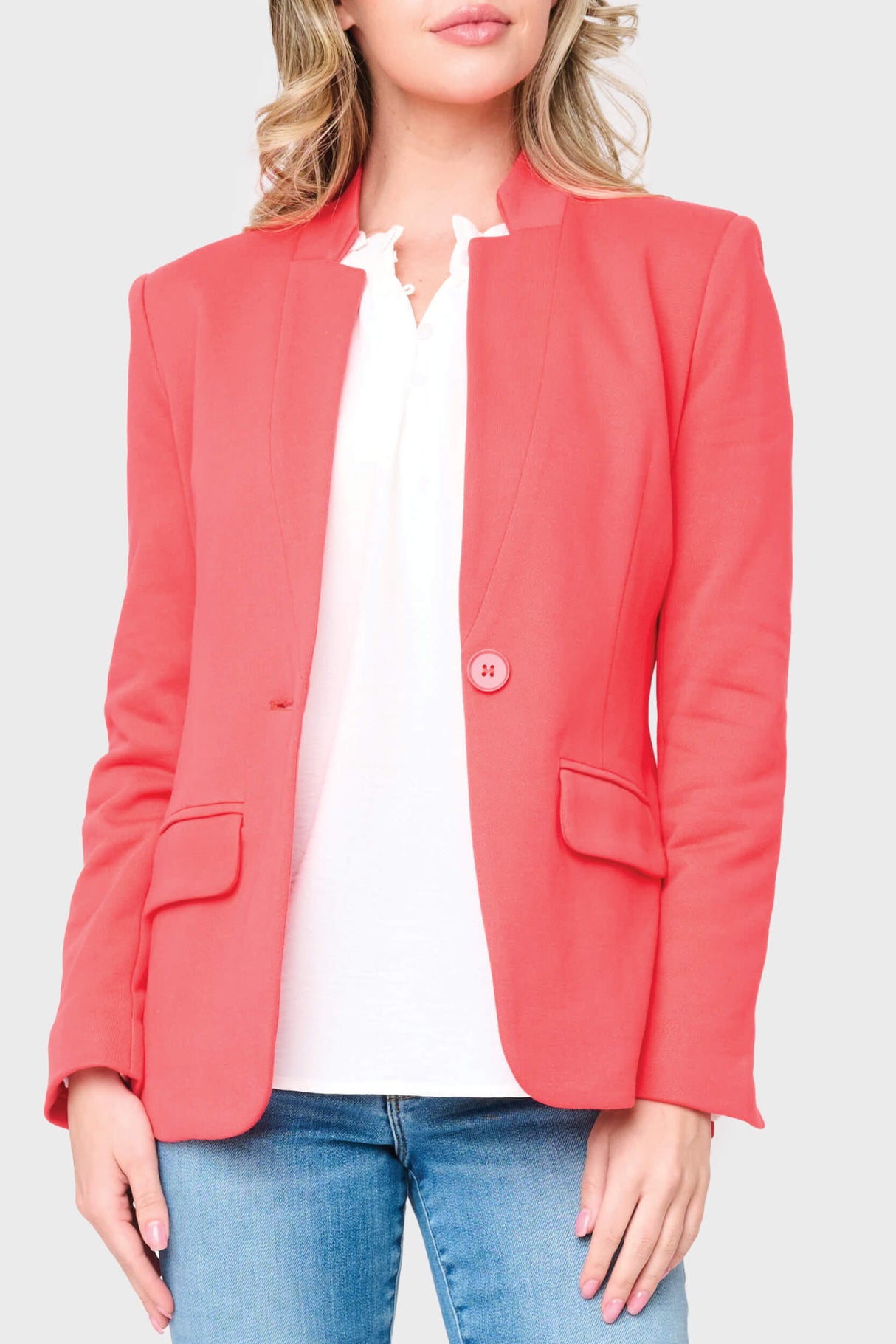 Notch Collar Blazer from Gibsonlook