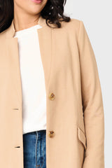 Notch Collar Knit Topper Jacket from Gibsonlook
